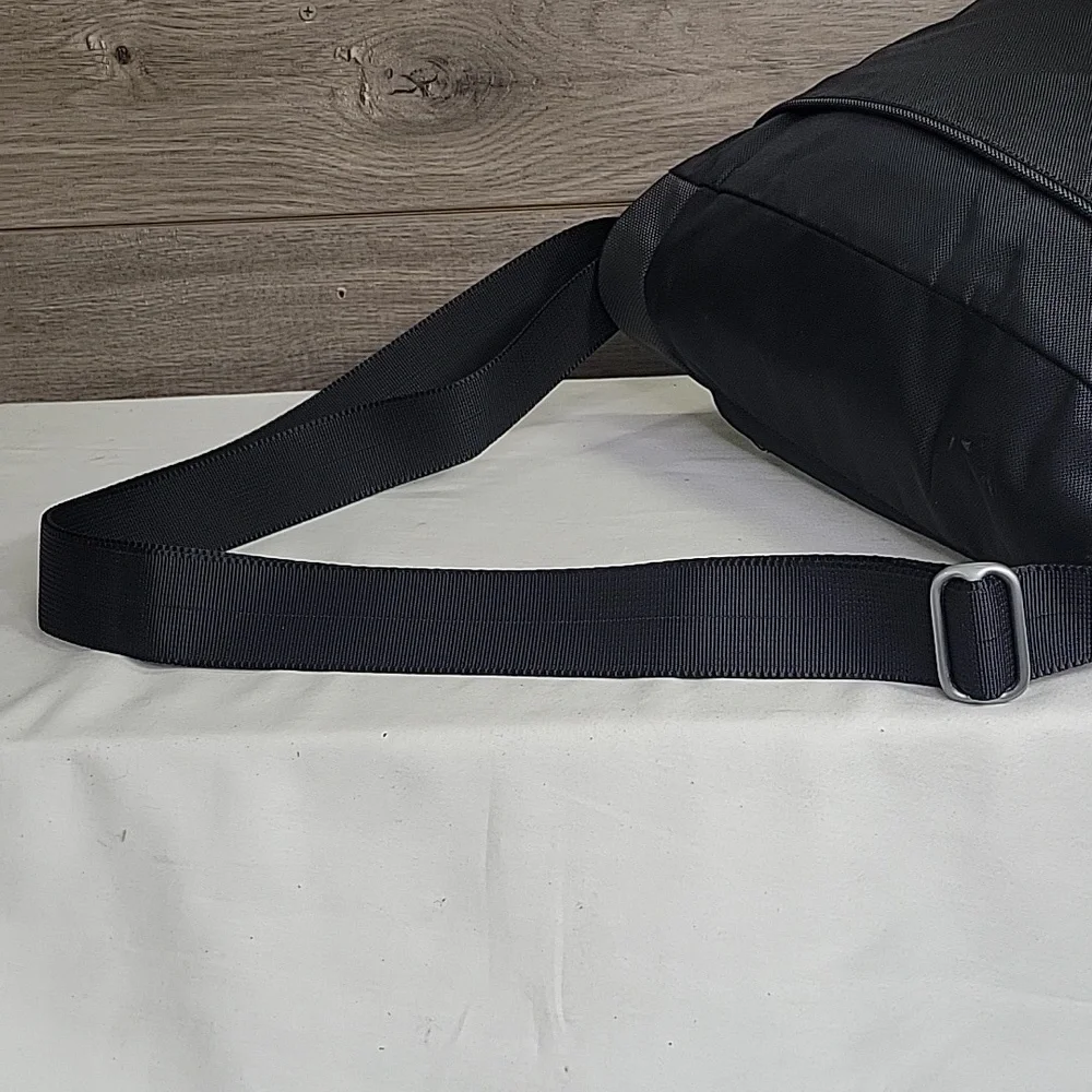 Tumi T Tech Black and Gray Laptop Messenger Bag